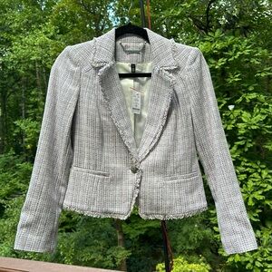 Tweed Jacket Color:  Cool Wisteria w Ecru Never worn with tag